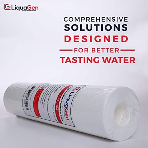 LiquaGen Pack of 2 : Big Blue Sediment Filter Housing 5 Micron - 4.5" x 10" | Highly Compatible Ultrapure Water Filter Kit for Reverse Osmosis & Aquarium Reef Processes - Image 4