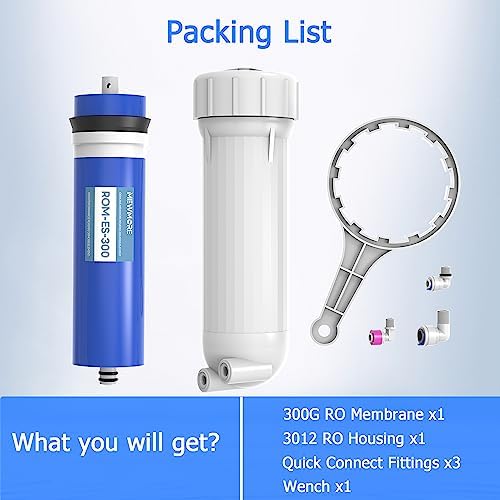 300 GPD RO Membrane Filter with Housing, Replacement Reverse Osmosis - Image 6