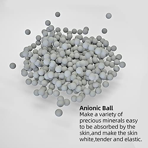Cobbe 2 Packs Replacement Shower Head Beads，90g Shower Filter Stone Beads，Mineral Stone Balls for Water Filtration，for Filtered Shower Head (Orange Gray White) - Image 6