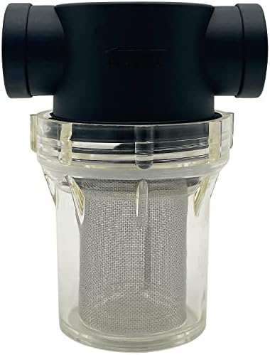 Female NPT in-Line Strainer with Stainless Steel Filter Screen (1 inch 40 mesh) by SAFBY