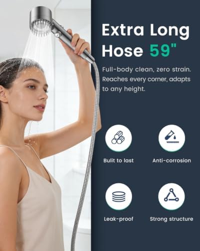 Filtered Shower Head with Handheld 2PCS Filters ShowerHead - Image 7