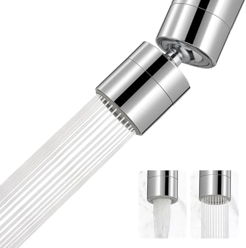 Hibbent Metal NSF/ANSI/CAN 372 Faucet Aerator with Dual-function, Silver by Hibbent