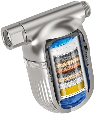 Cobbe Shower Filter | All-Metal Joint | 99% Removal Shower Head Filter for Hard Water, Heavy Metals, Chlorine and Harmful Substance, Improve Your Skin and Hair - Brushed Nickel by Cobbe