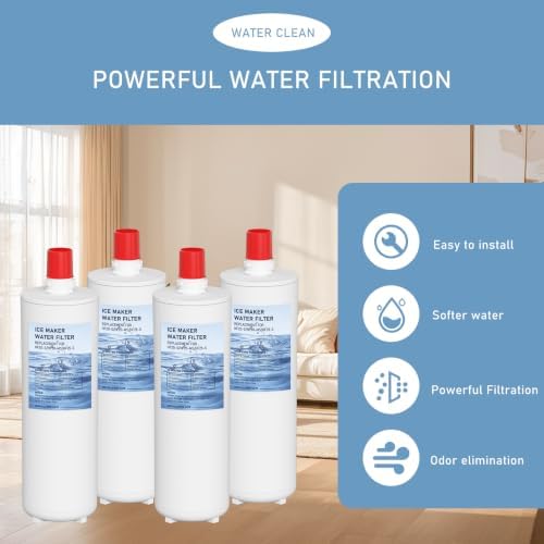 HF20-S HF20-MS HF25-S Water Filter Replacement Compatible with 3M High Flow Series Cartridge HF20-S, 5615103/HF20-MS, 5615109/HF25-S,5615203, Water Filtration System 4-Packs - Image 2