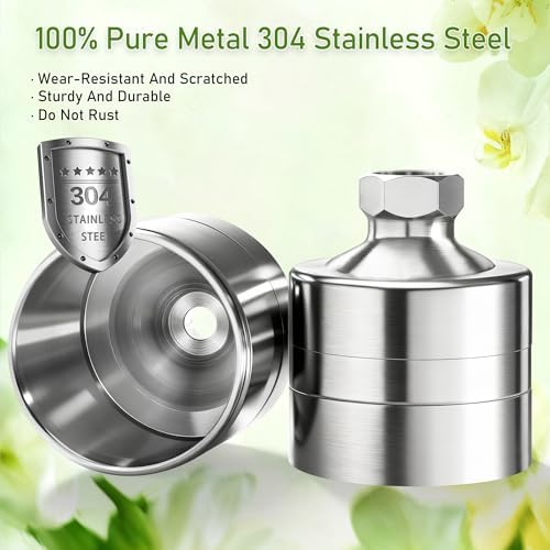 Vitamin C Larger Premium Metal Shower Filter, 304 stainless steel material, Clean Soft Water, Remove 99% Chlorine, Improve Your Skin, Easy to Install, KMF00D (Citrus) - Image 6