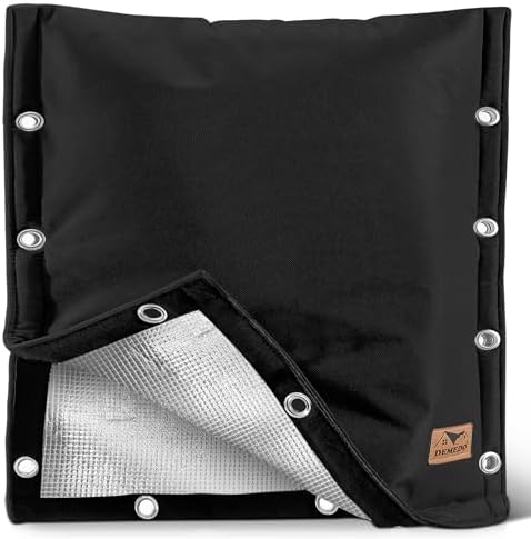 Backflow Preventer Insulation Cover - 3 Way Opening Pipe Insulation Cover for Irrigation Valve, Sprinkler Cover for Outside - Winter Freeze Protection Backflow Cover - 24" W x 24" H, Black by DEMEDO