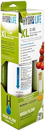 Hydro Life Camco 52702 Hydroponics C-85 XL Inline Hose Filter with Flexible Hose Protector - Promotes Healthy Plant Growth - Reduces Chlorine and Other Contaminants, White - Image 4