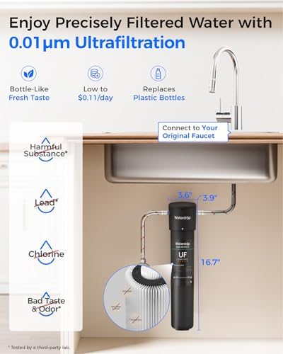 Waterdrop 15UA-UF 0.01 μm Ultra Filtration Under Sink Water Filter System - Image 2