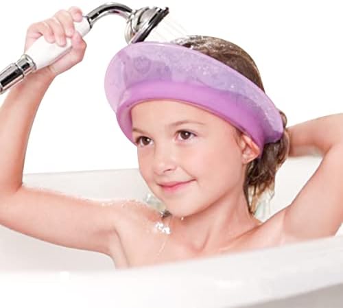 Kair Bath Visor for Babies, Silicone Air Cushioned Shower Cap for kids, Shower Water Guard for 1-9 Years Children bath and Toddler Bath (Head Circumference Greater Than 15 Inches) by KAIR