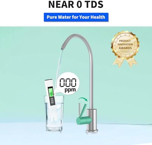 WINGSOL Reverse Osmosis Water Filter, 0 TDS UV Space-Saving Tankless RO System, 10-Layer Filtration Under Sink, NSF/ANSI 42&53&58 Certified, Easy-Change Filter, Plug-in Required - Image 2