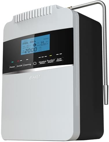 Smart Alkaline Water Ionizer,7 Water Settings,Ph2.5-11.2 Home Water Filtration System,Up to -850mv Orp,10000l per Filter,with Smart Voice,110V - Image 4