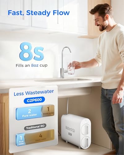 Waterdrop G2P600 Under-Sink RO System, 600 GPD Tankless Water Filtration - Image 5