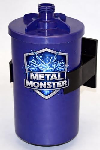 Metal Monster Garden Hose Filter, Aquariums, Hydroponics, Gardening, Ponds, Pets, Outdoor Use - Reduces Heavy Metals Lead, Copper, Iron, Chlorine, Chloramines, Fluoride, Sulfur, Herbicides/Pesticides by PoolHealthGroup