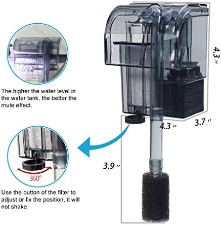 Boxtech Aquarium Hang On Filter with Activated Carbon - Image 4