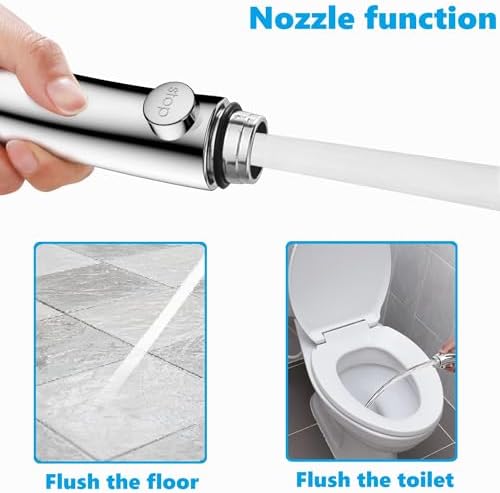 3-Setting Detachable Shower Head, Chrome Finish - Image 4