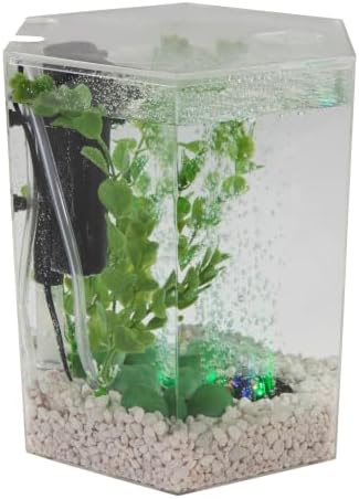 Tetra Bubbling LED 1 Gallon Starter Fish Tank Kit For Freshwater Fish - Image 5