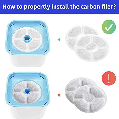 Round Replacement Filters for Pet Water Fountain, 16 Pack - Image 6
