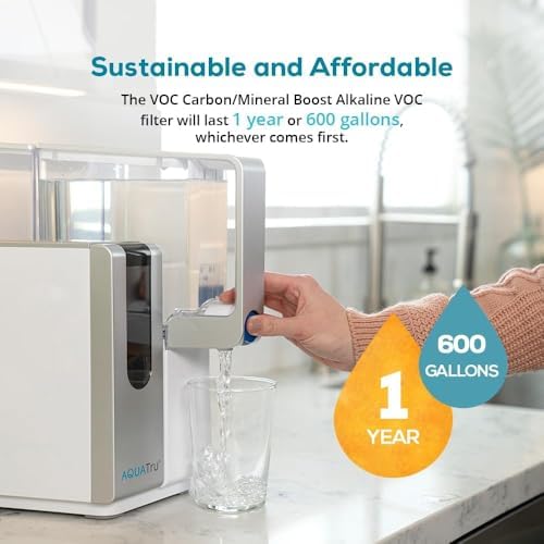 AquaTru Classic Pre/Carbon Filter (Stages 1–2) – Compatible with AquaTru Classic, Classic Smart & Under Sink Purifier Models - Image 6