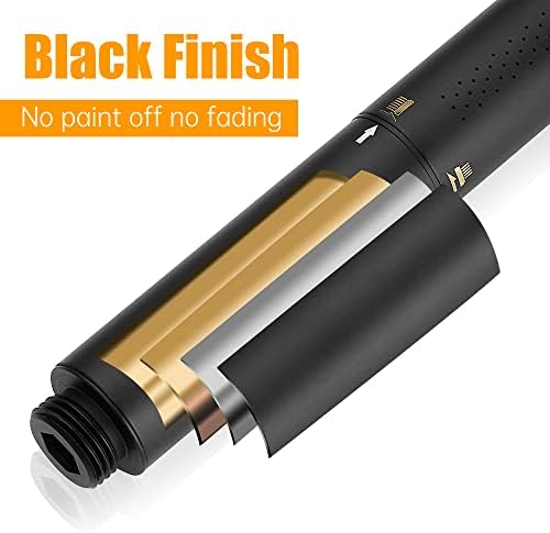 BESy Handheld Shower Head Sprayer Shower Wand Hand Shower Showerhead Black - Image 5