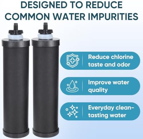 3 Gallon All Glass Gravity-Fed Water Purifier, Countertop Water Filtration System with Wooden Stand, for Home, Emergency & Outdoor Survival - Image 4