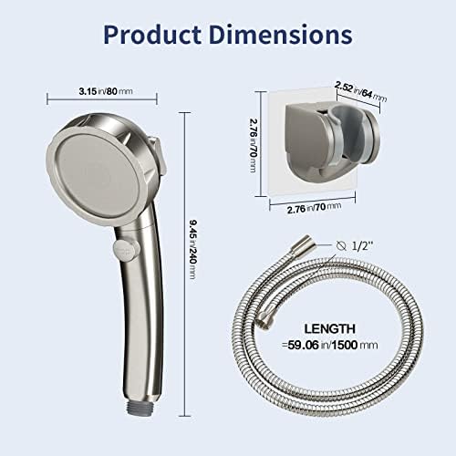 HANLIAN On/Off High Pressure Handheld Shower Head for RV Camper - Image 5