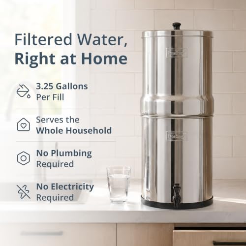Royal Berkey 3.25 Gal Gravity Water Filter System with BB9-2 Filters - Image 2