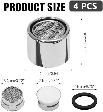 Litoexpe 4 PCS 15/16" Female Faucet Aerator - Image 2