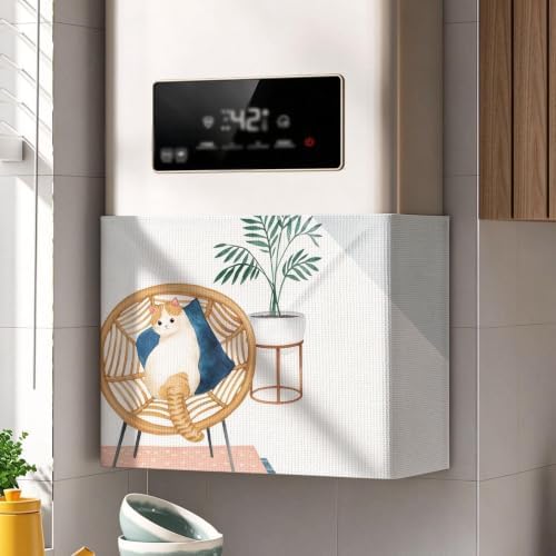 Decor Linen Boiler Pipe Shielding Cover, Pipeline Hiding Enclosure by Unknown