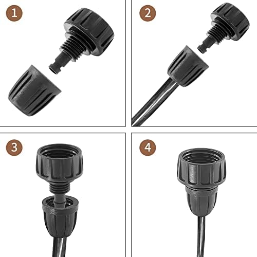 4Pcs 3/8" and 3/4" Drip Irrigation Hose Connectors - Image 5