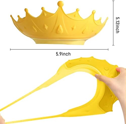 2 Pack Shower Cap Shield for Kids, Adjustable Baby Hair Washing Shield, Visor Hat for Eye and Ear Protection for 1-5 Years Old Children, Shampoo Cap Protect Baby Eyes - Image 2