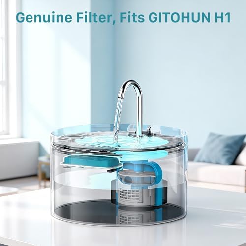 GIOTOHUN Cat Water Fountain Filter: 24 Filters - Image 4