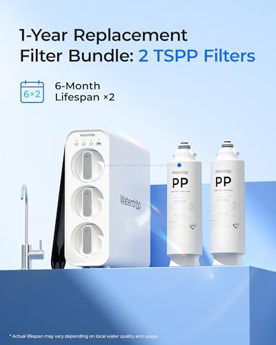 Waterdrop TSPP Water Filter Replacement for Waterdrop TSU & TSU-WB, 2 Pack - Image 3