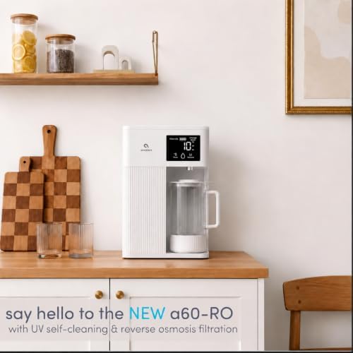 Avalon Countertop Reverse Osmosis Water Dispenser with Pitcher, 4 Stage Filtration, Digital Display, TDS Level, Filter Indicator, Self Cleaning, White - Image 6