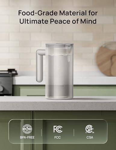 DREO Reverse Osmosis Autofill Water Pitcher for 112/113/114/115,1.1L,Gray - Image 3
