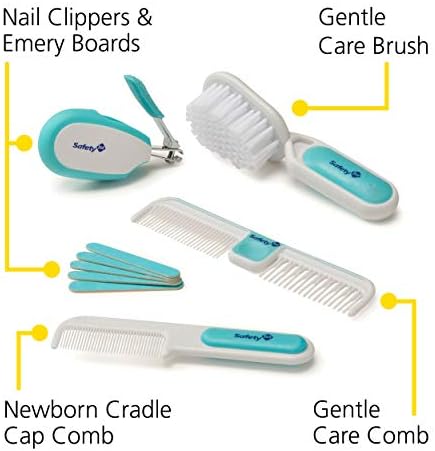 Safety 1st Deluxe Baby Healthcare and Grooming Kit, Arctic Blue, Newborn Baby Essentials, One Size, 25 Pieces - Image 6