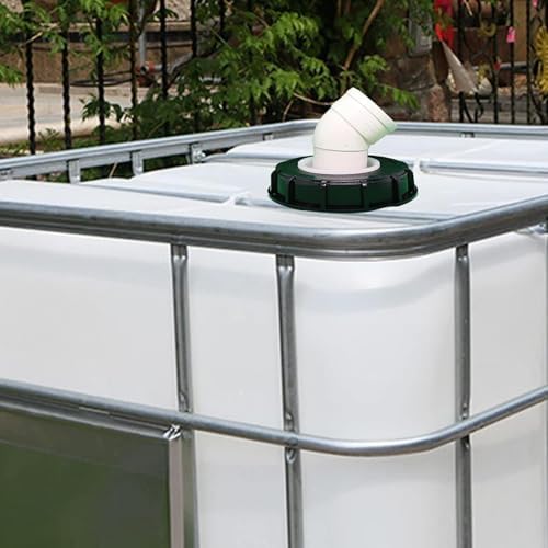 IBC Lid Filter 165 mm 45° Ton Barrel Cover with Nylon Washable IBC Tank Lid Filter for mounting on IBC Container Rainwater Tank IBC 1000 Liters DN150 - Image 2
