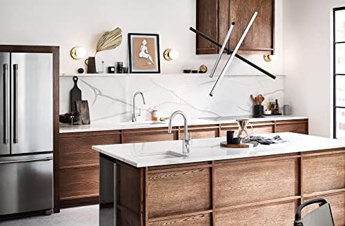 Moen Align Chrome Smart Faucet Touchless Kitchen Faucet with Pull Down Sprayer, Modern Kitchen Sink Faucet with Voice Control and Power Boost, 7565EVC - Image 2
