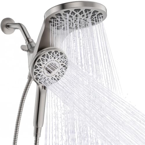 High Pressure Rain Shower Head with Handheld Spray Combo by Newfinde