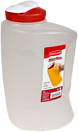 Rubbermaid 7E60 1-Gallon Pitcher (Red) by Rubbermaid
