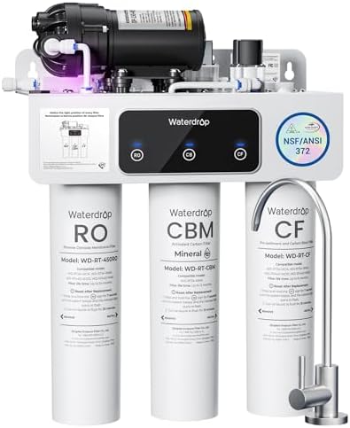 Waterdrop T3-M Remineralization Reverse Osmosis Water Filter, 450 GPD by Waterdrop