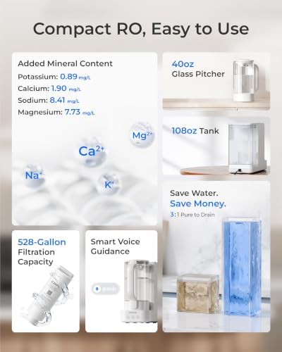Waterdrop C2SL Countertop Reverse Osmosis Water Filter, [ Mineral Added ] - Image 4