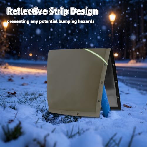 Joramoy Outdoor Backflow Preventer Pipe Insulation Cover 24" W x 24" H - Image 6