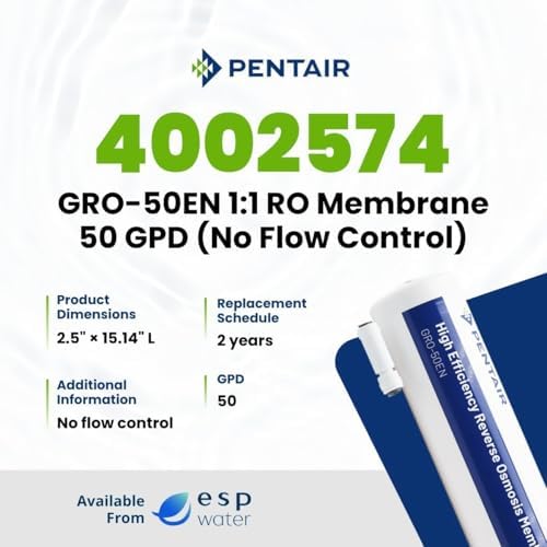 GRO-50EN 4002574 RO Membrane 50 GPD No Flow Control - Image 2