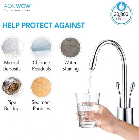 CTO10BB 5 Micron 4.5" x 10" Carbon Block Water Filter Set – Replacement Cartridges for Whole House and Under Sink Systems, Universal Standard Size (1, 10 x 4.5) - Image 6