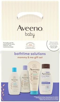 Aveeno Baby Bathtime Solutions Mommy & Me Gift Set, 4 Items by AveenoBaby