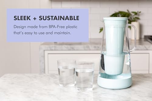 LifeStraw Home – Water Filter Pitcher, 10-Cup, Midnight Blue, BPA Free Designed for Everyday Protection Against Bacteria, parasites, microplastics, Lead, Mercury, PFAS and a Variety of Chemicals - Image 6