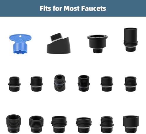 Universal Kitchen Faucet Sprayer Head 3-Mode, 15 Adapter, Oil Rubbed Bronze - Image 6