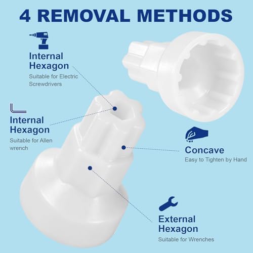 H98-510-S for tankless Water Heater Filter for Rinnai tankless Water Heater (2 Tankless Water Heater Inlet Screen Assembly+1 Filter Removal Tool and 2 Removal Wrenches） - Image 4