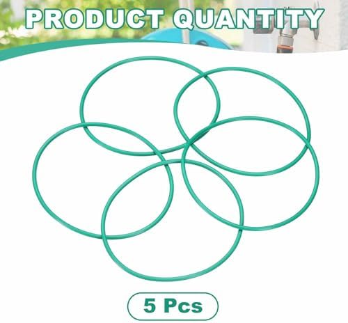 HARFINGTON 5 Pcs Fluorine Rubber O-Rings 81mm OD 76.2mm ID 2.4mm Width Round Sealing O Ring Seal Gasket for Industrial Engines Plumbing Faucet Hose Automotive - Image 3
