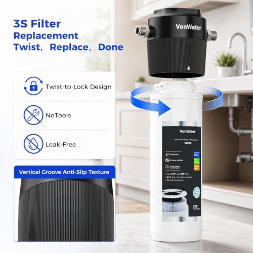 WK18 3 Years Under Sink Water Filter, 18000 Gallons, 2.1GPM, 0.5μm - Image 5